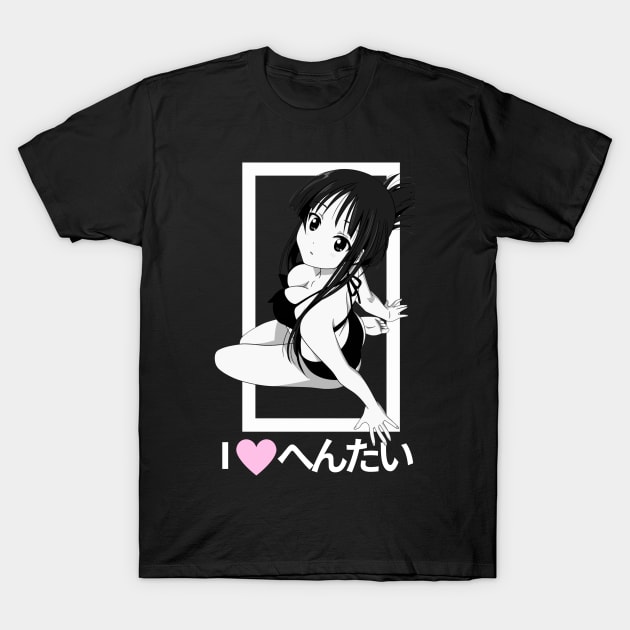 I love hentai art T-Shirt by Mangekyou Media